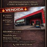 Propiedad industrial en Maipú con bodega de 3280 m2 y terreno de 5254 m2 vendida